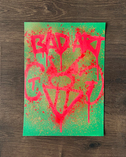 BAD ART ORIGINAL PRINT