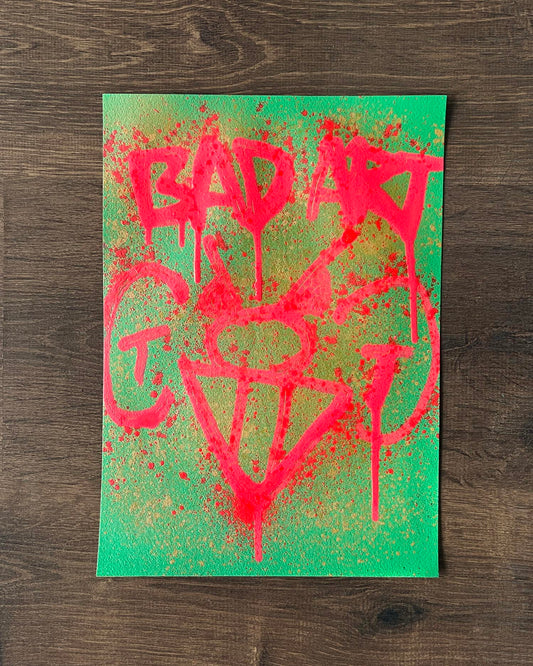 BAD ART ORIGINAL PRINT