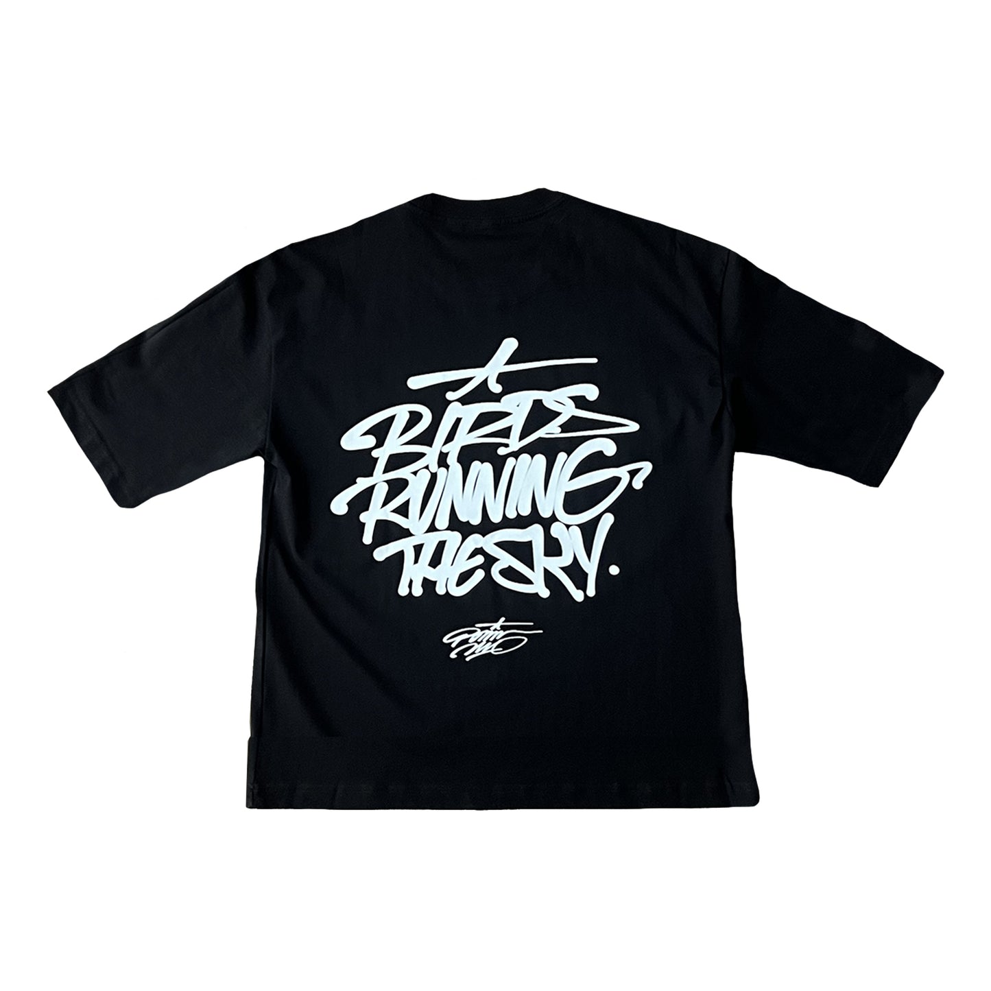 POMI BIRDS RUNNING THE SKY TEE